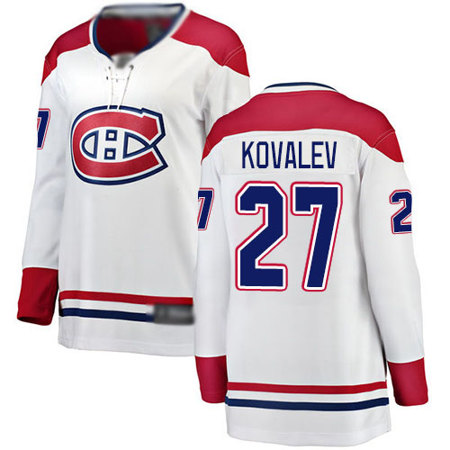 Fanatics Branded Women's Alexei Kovalev Breakaway White Away Jersey: NHL #27 Montreal Canadiens