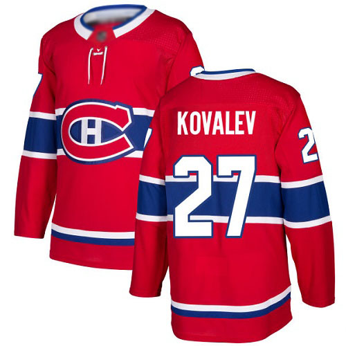 Adidas Youth Alexei Kovalev Authentic Red Home Jersey: NHL #27 Montreal Canadiens