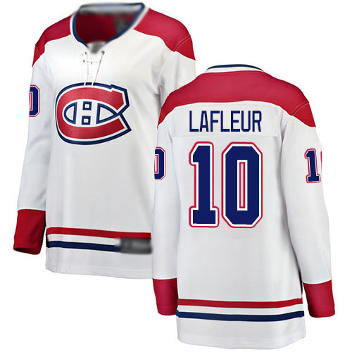 Fanatics Branded Women's Guy Lafleur Breakaway White Away Jersey: NHL #10 Montreal Canadiens