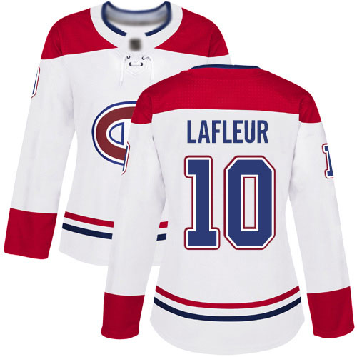 Reebok Women's Guy Lafleur Authentic White Away Jersey: NHL #10 Montreal Canadiens