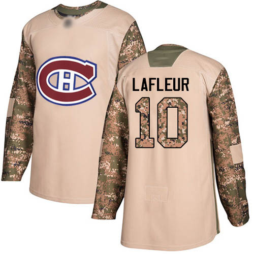 Adidas Youth Guy Lafleur Authentic Camo Jersey: NHL #10 Montreal Canadiens Veterans Day Practice