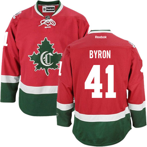 Reebok Men's Paul Byron Authentic Red Third Jersey: NHL #41 Montreal Canadiens New CD