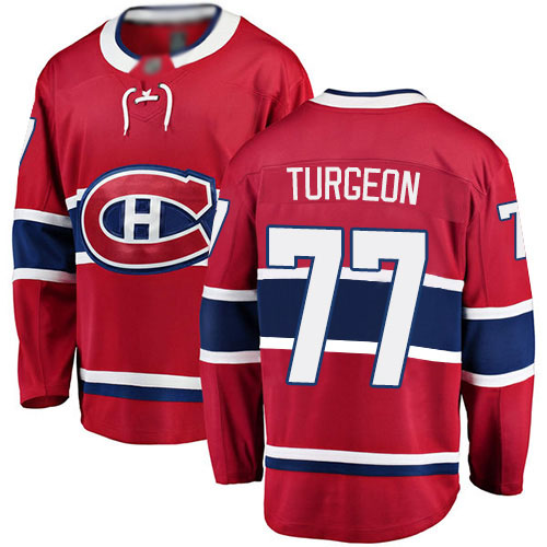 Fanatics Branded Men's Pierre Turgeon Breakaway Red Home Jersey: Hockey #77 Montreal Canadiens