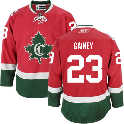 Reebok Men's Bob Gainey Authentic Red Third Jersey: NHL #23 Montreal Canadiens New CD