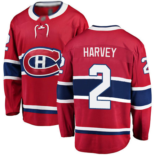 Fanatics Branded Men's Doug Harvey Breakaway Red Home Jersey: NHL #2 Montreal Canadiens