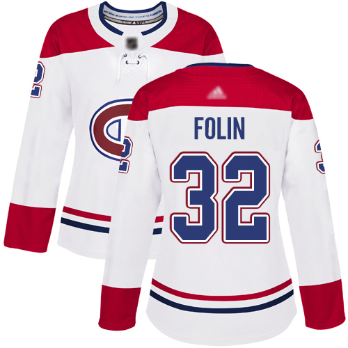 Youth Jacob de la Rose Authentic White Away Jersey: Hockey #25 Montreal Canadiens