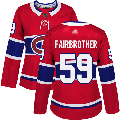 Adidas Youth Jeremiah Addison Premier Red Home Jersey: NHL #64 Montreal Canadiens