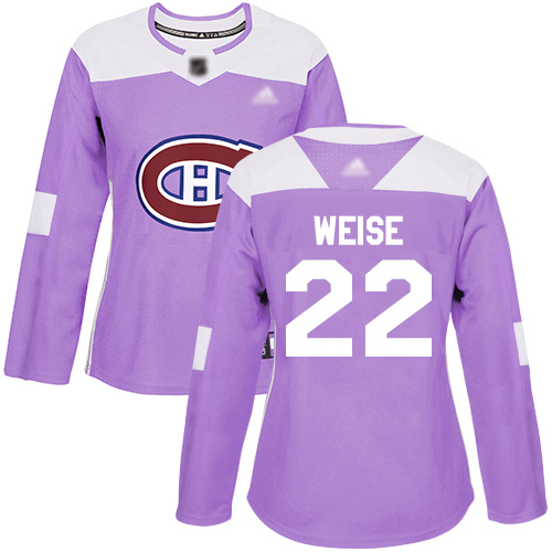 Adidas Women's Jordie Benn Authentic Red Home Jersey: NHL #8 Montreal Canadiens