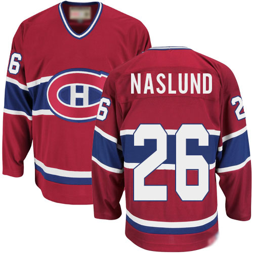 CCM Men's Mats Naslund Premier Red Jersey: NHL #26 Montreal Canadiens Throwback