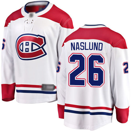Fanatics Branded Men's Mats Naslund Breakaway White Away Jersey: NHL #26 Montreal Canadiens