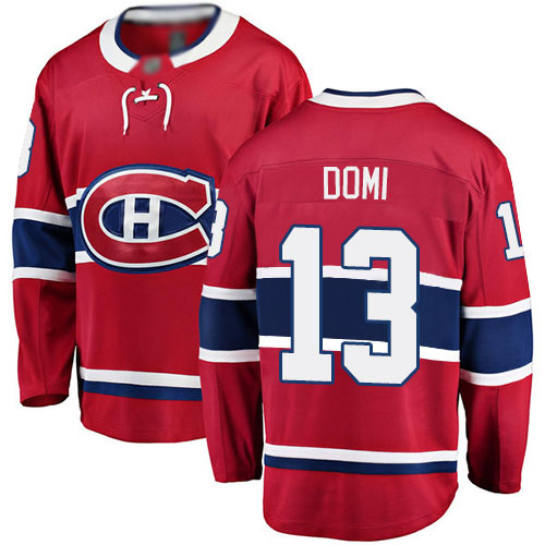Fanatics Branded Youth Max Domi Breakaway Red Home Jersey: NHL #13 Montreal Canadiens