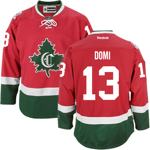 Reebok Men's Max Domi Authentic Red Third Jersey: NHL #13 Montreal Canadiens New CD