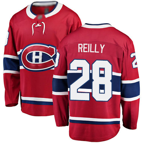 Fanatics Branded Men's Mike Reilly Breakaway Red Home Jersey: NHL #28 Montreal Canadiens
