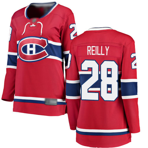 Fanatics Branded Women's Mike Reilly Breakaway Red Home Jersey: NHL #28 Montreal Canadiens