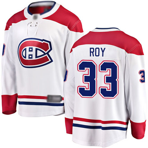 Fanatics Branded Youth Patrick Roy Breakaway White Away Jersey: NHL #33 Montreal Canadiens