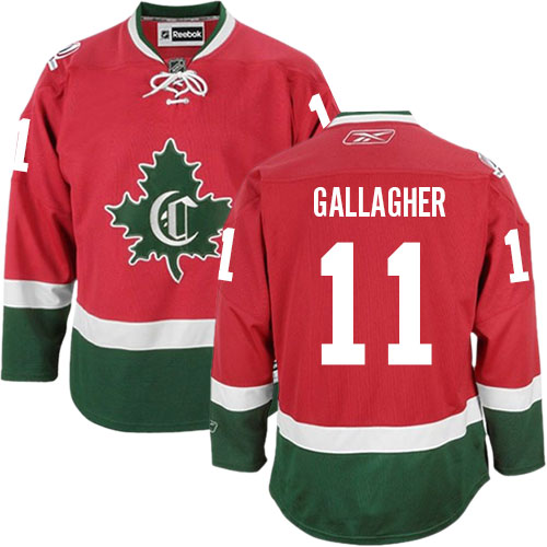 Reebok Youth Brendan Gallagher Authentic Red Third Jersey: NHL #11 Montreal Canadiens New CD
