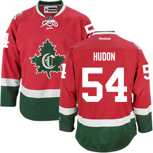 Reebok Youth Charles Hudon Authentic Red Third Jersey: NHL #54 Montreal Canadiens New CD