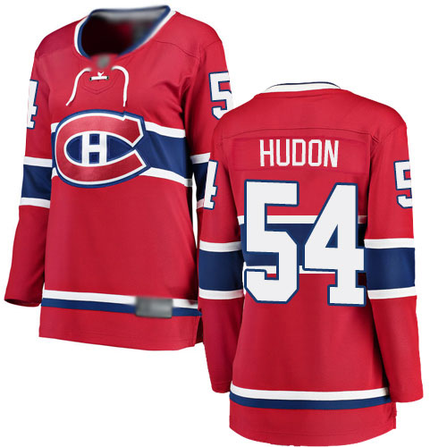Fanatics Branded Women's Charles Hudon Breakaway Red Home Jersey: NHL #54 Montreal Canadiens