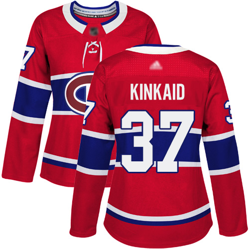 Adidas Youth David Schlemko Authentic Red Jersey: NHL #21 Montreal Canadiens USA Flag Fashion