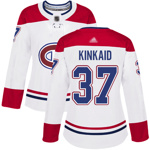 Adidas Women's David Schlemko Authentic Red Jersey: NHL #21 Montreal Canadiens USA Flag Fashion