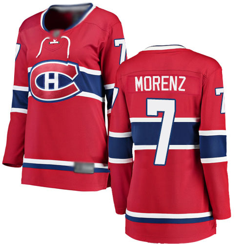 Fanatics Branded Women's Howie Morenz Breakaway Red Home Jersey: NHL #7 Montreal Canadiens