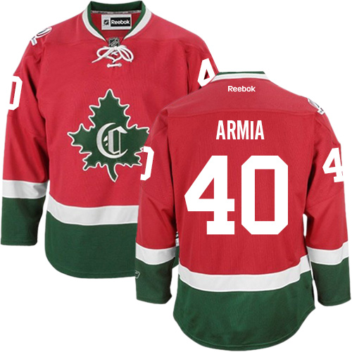 Reebok Women's Joel Armia Authentic Red Third Jersey: NHL #40 Montreal Canadiens New CD
