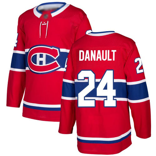 Adidas Men's Phillip Danault Authentic Red Home Jersey: NHL #24 Montreal Canadiens