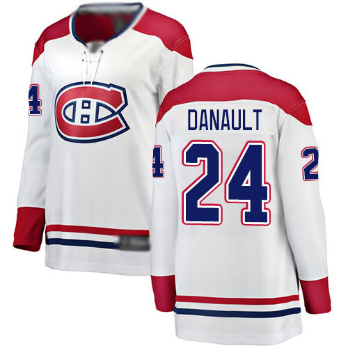 Fanatics Branded Women's Phillip Danault Breakaway White Away Jersey: NHL #24 Montreal Canadiens