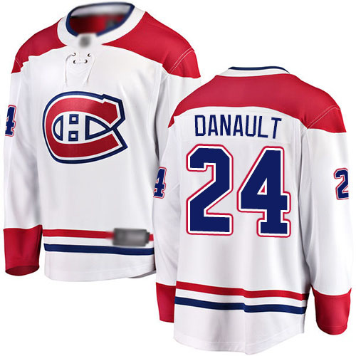 Fanatics Branded Men's Phillip Danault Breakaway White Away Jersey: NHL #24 Montreal Canadiens