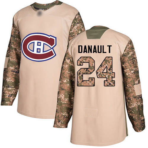 Adidas Men's Phillip Danault Authentic Camo Jersey: NHL #24 Montreal Canadiens Veterans Day Practice