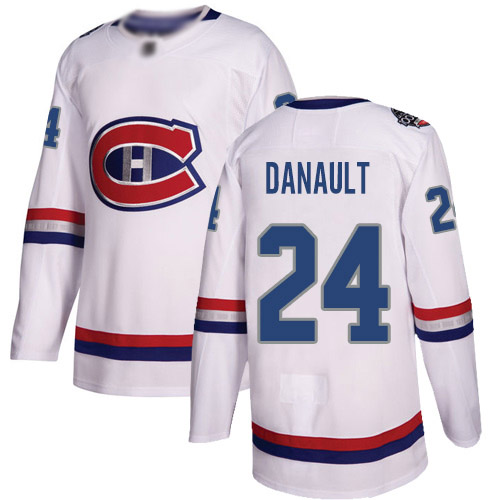 Adidas Men's Phillip Danault Authentic White Jersey: NHL #24 Montreal Canadiens 2017 100 Classic