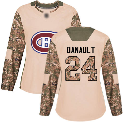 Adidas Women's Phillip Danault Authentic Camo Jersey: NHL #24 Montreal Canadiens Veterans Day Practice